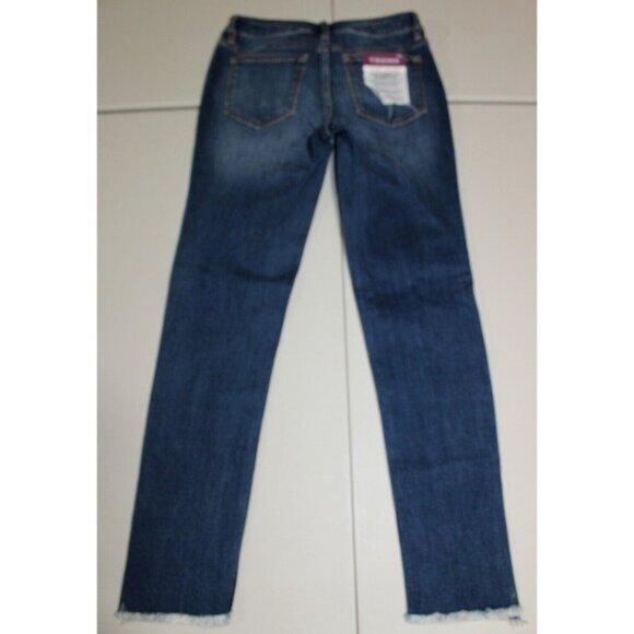 Womens Vigoss Jagger Classic Cut Skinny Stretch Mid Rise Jeans Blue W24 L27 NWT - Picture 6 of 8